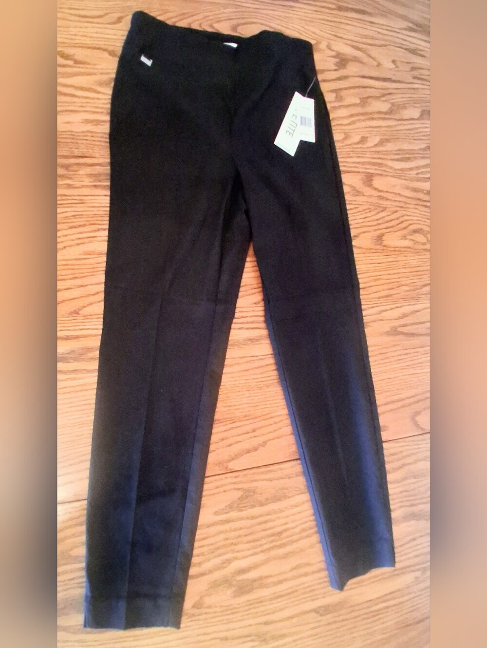 NWT Petite Ladies Black Pants Or. capris By SOHO Apparel, Sz PS,MSRP $48